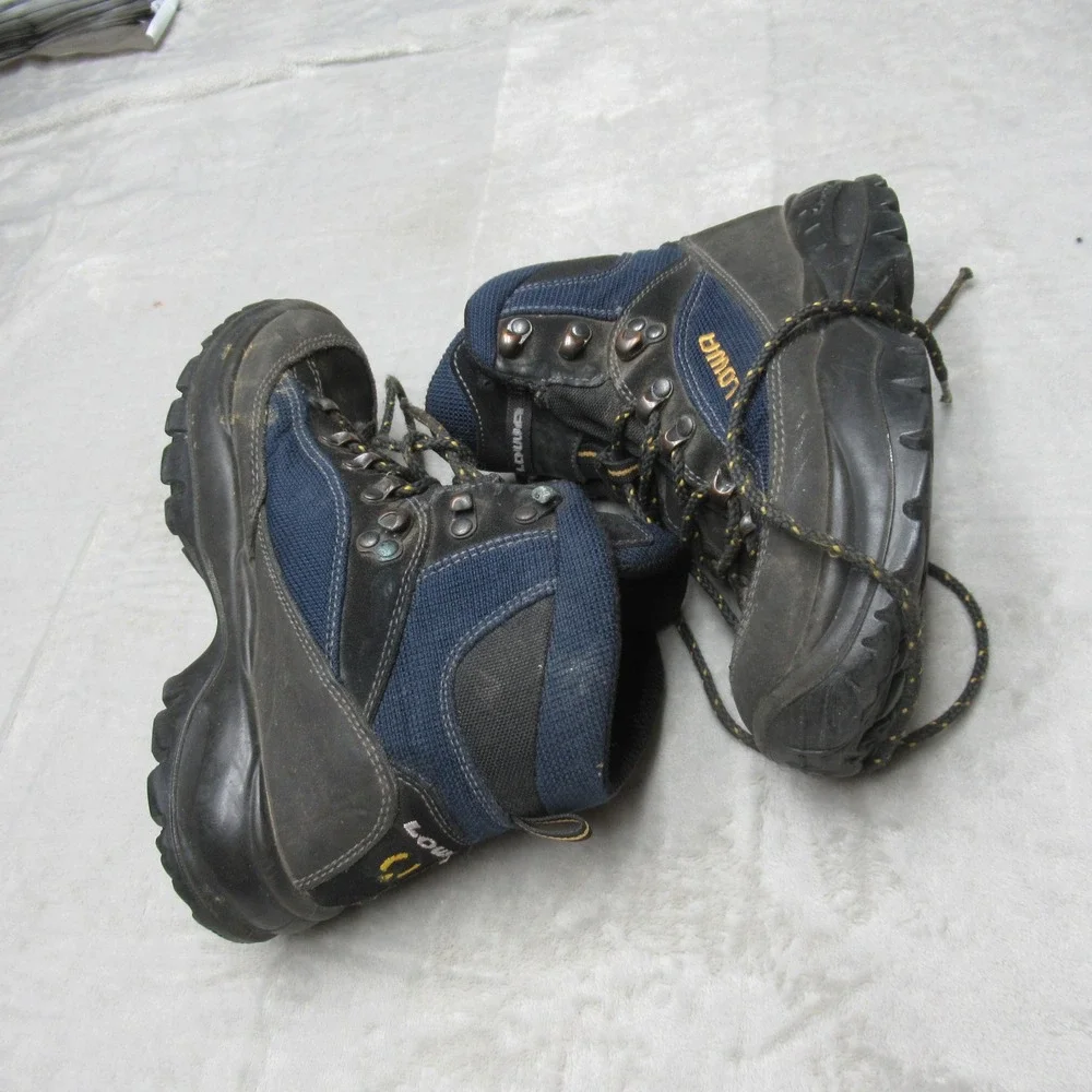Lowa Hiking Boots Womens 5 Blue Gore-Tex‎ Waterproof Renegade GTX Mid Outdoor